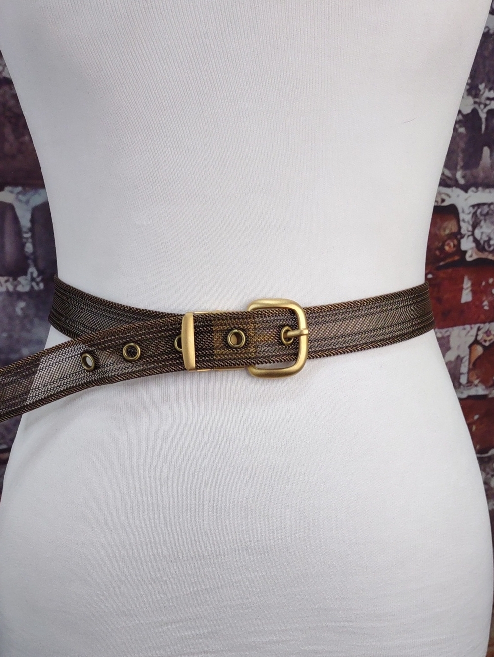 The Limited Classic Bronze Mesh Belt